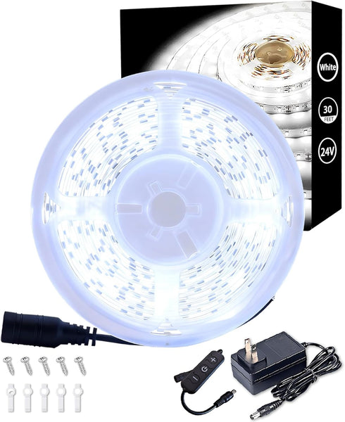 Led Strip Lights for Bedroom Dimmable 30 FT 540 Leds Rope Light