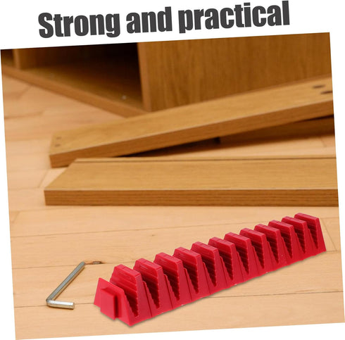12-Piece Modular Plastic Wrench Organizer for Efficient Tool Storage