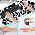 Keyboard Wrist Rest and Mouse Pad Set, Ergonomic Coaster with Memory Foam, Large XL Desk Mat (Cute Cow Print)