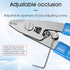 2 pcs 3 Hole Fiber Stripper - Stainless Steel CFS-3 Fiber Optic Stripping Tool with 6" Handle, Blue