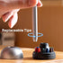 HOZO NeoStand Pencil Holder - Stylish Desk Organizer with 12 Replaceable Nibs & Eraser Base, Functional Accessory