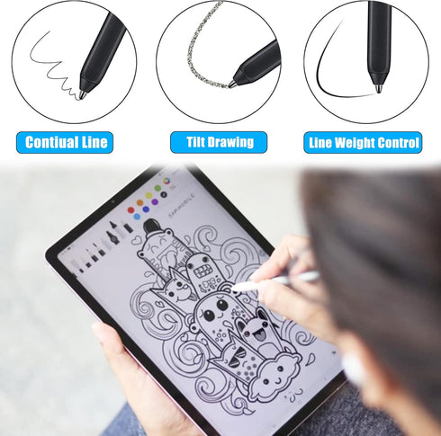 Universal Fine Titanium Alloy Pencil Nibs for BOOX Pen 2 Pro, iReader, IFLYYTEK, Lamy AL-Star Digital Pen, 2 Pcs