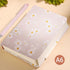 Fabric Pocket Notebook for Women, Daisy Printed Cloth Hardcover Journal, A6, 264 Pages, 4x6 Small Lined & Blank