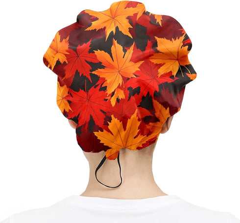 Unisex Bouffant Scrub Cap with Elastic Tie Back - Comfortable Hair Cover for Professionals