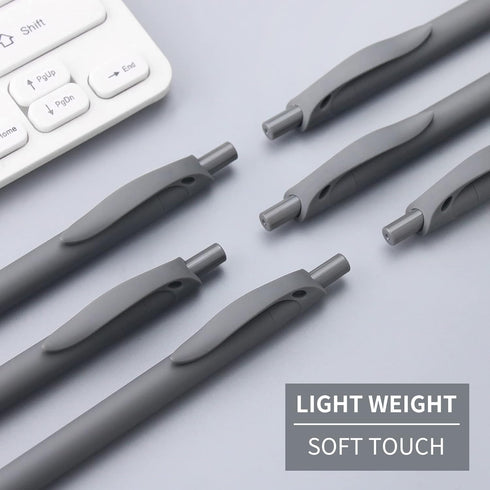 Pens Bulk, 50 Pack No Bleed Black Click Pens, Wholesale Retractable Ballpoint Pens, Medium Point, Smooth Ink
