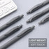 Pens Bulk, 50 Pack No Bleed Black Click Pens, Wholesale Retractable Ballpoint Pens, Medium Point, Smooth Ink