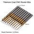 Genmitsu 40pcs End Mills CNC Router Bits, 1/8" Shank CNC Cutter Milling Carving Bit Set, MC40A