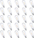 25Pack E17 LED Bulbs ST40 Replacement Light Bulbs, 0.6Watt Per Bulb, Waterproof
