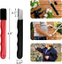 Garden Tool Sharpener 2 Pieces, Blade Sharpener for Knife, Mini Sharpener for Hedge Shears Scissors, Gardening Pruner