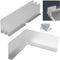 4 Pcs Gutter Valley Splash Guards, Rain Gutter Valley Roofing Gutter Guards for House Shingle Roofs