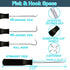 1228 Pcs Clear Food Grade Silicone O Rings Assortment Kit with Pick and Hook, Metric OD: 4-32mm