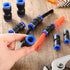 120 Pcs Straight Push Connectors, Quick Connect Air Hose Fittings for 6/8/10/12 mm Pneumatic Tubes