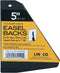 Single Wing Self-Stick 5-inch Easels - Black Sold in 2s - by Lineco