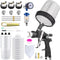 HVLP Air Spray Gun Kit Includes 10 Disposable 650ml Paint Cups with