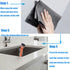 Soap Dispensing Palm Brush Holder Sink Sponge Dish Brush Holder for Kitchen Brush Dish Brush with Soap Dispenser Pot