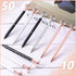 Leinuosen 50 Pieces Bridal Shower Crystal Diamond Pens Bulk Wedding Bling Ballpoint Pen for Women Girls