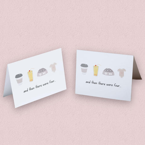 JYfeel 1TA4 Funny Baby Shower Card-Pregnancy Announcement & New Baby Congratulations-Funny New Born Card-Welcone new