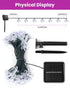 60 Brightown LED Solar String Lights Flower Outdoor Waterproof Fairy Lights for Garden Yard Fence Patio Christmas Tree
