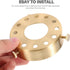 Angoily Copper Bracket Lampshade Cover Ring for Reverse Glass Fixtures Light Fixture Collar Ring for Easy Installation