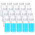 Hoolerry 20 Pcs Clear 16oz/500ml Plastic Sample Bottles with Lids for Lab Classroom Storage