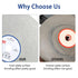SCOTTCHEN Diamond Grinding Wheel Disc, 6" x 1/2" Arbor Hole, 180 Grit Abrasive Flat Lap Wheel for Granite Marble