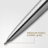 Parker Jotter Duo Gift Set, Stainless Steel Ballpoint Pen & Mechanical Pencil (0.5mm), Quality Blue Ink Refill