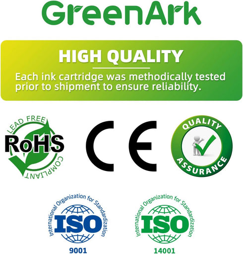 GREENARK Compatible Ink Cartridge Replacement for Brother LC3013, High Yield Ink for MFC-J491DW, MFC-J497DW,