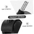 4pcs PRETYZOOM Mini Caster Wheels with Brake for Small Trash Cans Swivel Stem Replacement Wheels for Appliances Smooth