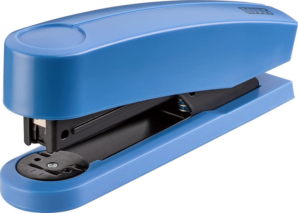 Novus B2 Compact Stapler, Easy Blue, 25 Sheet Capacity, Precision Staple Guide, German Engineered, 10 Year Warranty