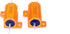 25 Watt 100 Ohm 5% Wirewound Resistor, Electronic Aluminium Shell Resistor, Gold (Pack of 2)