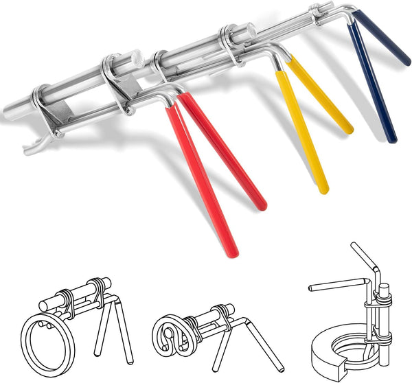 3 Pack Hydraulic Seal Installation Tools, Cylinder Piston Repair Seal Kit, U-Cup Rod Seal Installation Tool Set