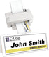 C-Line Printer-Ready Scored Name Tent Cards, 11 x 4-1/4 Inches, Box of 50, 8-1/2" x 11" White Cardstock