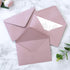 PONATIA 50 Pack A4 Envelopes, 4 1/4 x 6 1/8 Inches Dusty Rose Envelopes for Gift Cards, Wedding Details Cards
