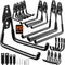 LANDNEOO Garage Hooks, 20-Pack Steel Garage Accessories for Organization and Storage, Heavy