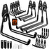 LANDNEOO Garage Hooks, 20-Pack Steel Garage Accessories for Organization and Storage, Heavy