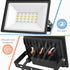 2-Pack 30W 5400 IP66 5000K LED Flood Lights Outdoor Lumens Super Bright Security Lighting, Waterproof, Daylight