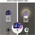 sndheke in,0.5w Glowing Purple Butterflies Night Light Plug into Wall, Neon Butterfly Dusk to Dawn Night Light Plug