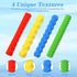 KFHENSOMR 4 Pack Sensory Pen Grips for Quiet Classroom Fidget Toys - Textured Silicone ADHD & Autism Calming Tools