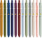 Gel Pens, 12 Pcs 0.5mm Fine Point Smooth Writing Pens, Cute High-End Series Black Ink Pens for Journaling, School
