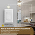 3 15A 100ft SURAIELEC Way Wireless Light Switch, Neutral Wire Required, Grounding, High Power, Range, No Wiring No