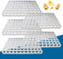 SHATUOA 5Pcs 88 Eggs Incubator Tray, Portable Chicken Trays Shipping Carton Poultry Flat Incubator Tray Rooster