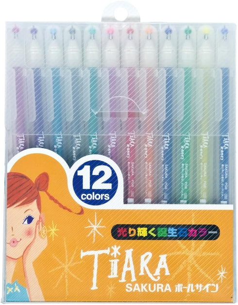 Sakura Ballsign Tiara, Birthstone Color 12 Color Set (PGB12TN)