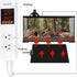 Digital Temperature Controller, Dual Probe Reptile Thermostat Outlet for Terrarium Heat Mat, 10A 1200W