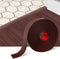 Floor Transition Strip, Self Adhesive Flooring Cover Strips for Laminate Floor, 2" Wide Vinyl Divider (3.3Ft, Brown)
