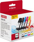 Wiseta Compatible Ink Cartridge Replacement for Canon PGI220 CLI221, Black, Cyan, Magenta, Yellow 5 Pack