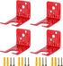Fire Extinguisher Mounts & Brackets - 4 Pack Universal Holders for 5-15 Lb Extinguishers with Screws