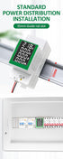 HiLetgo AC Digital Multimeter 50-300V 100A with LCD Display for Current, Voltage, Active Power, and Energy Measurement