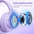 3.5mm 4.9ft MP3/4, Botesty Sound Headphones Wired with Microphone, Over Ear Foldable Plug in Headphones