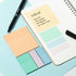 Mr. Pen Transparent Sticky Notes, 200 pcs, Pastel Colors, See Through Sticky Notes for Annotation and Bible Journaling.