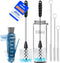 Holikme 6 Pack Bottle Brush Set, 14" Long Handle Stainless Steel Bottle